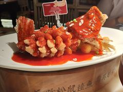 松鼠桂鱼-吴越荣记苏州菜·松鼠桂鱼100%活鱼现做(月光码头店)