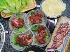 土豆片-芝士牛炭火烤肉