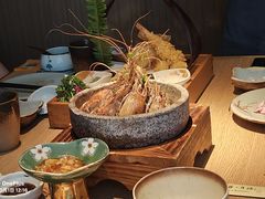 石锅黑胡椒虾-阿吾罗·月咏精致日料(港汇恒隆广场店)