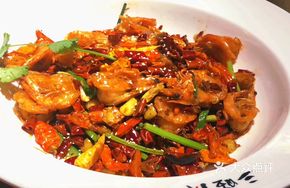 Smoked Spicy Stir-Fried Shrimp