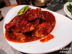 -草家酱蟹炭火烤肉店(珲春南路一店)