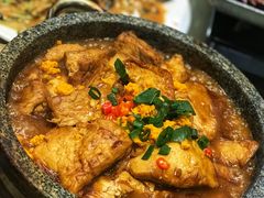 石锅海胆豆腐-日月昇海鲜码头(开发区五彩城店)