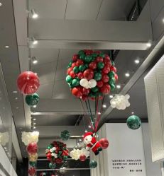 -鲸舞气球派对·宝宝宴·十岁生日布置·轻奢品牌形象店