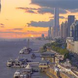 🌇来长江大桥看一场夕阳吧