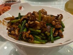 倒笃菜尖椒炒目鱼-花中城·杭帮菜·粤菜·海鲜火锅(清泰街店)