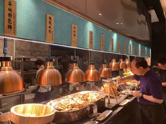 自助取餐区-北京希尔顿逸林酒店-逸轩西餐厅-自助餐厅
