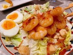 香辣大虾沙拉-盐说Salt Talk北美风味西餐厅(海上世界店)