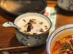 自制蜜豆燕麦酸奶-老兰家传统烧烤炒菜泡馍(小南门店)
