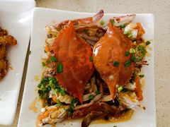 葱油梭子蟹-渔中舟海鲜大排档(普陀沈家门店)