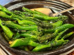 啫啫虾酱芥兰煲-香港祥正飯店·正宗灣仔50年海鲜老字号