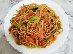 牛肉香场炒面-跃跃鸡肠面(人民北路店)