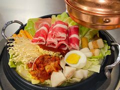 趁热吃肉&nbsp;•&nbsp;雪花肥牛部队火锅-朴太院·朝鲜族炭火烤肉(民乐园总店)