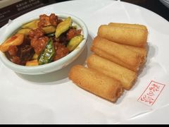 葱仔骨拼炸奶卷-猪肉婆私房菜(容桂总店)
