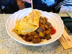 茄子肉丁鸡蛋拌面-文三里屯面馆(三里屯店)