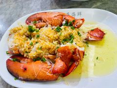 蒜蓉开边龙虾-四川小胡子海鲜(丁村万人海鲜广场店)