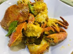 鹹蛋黃炒蟹-知味海鲜餐厅