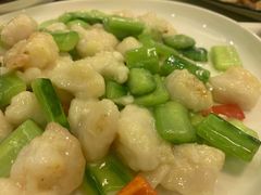 鲜虾爆鱼丁-天津雅园饭店(成林道店)