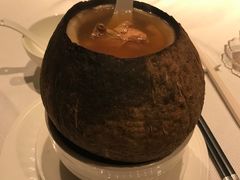 原只椰子炖鸡汤-天瑞轩·粤菜餐厅