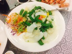蜜豆百合花枝片-申粤轩酒楼·三十年粤菜经典(丁香花园店)