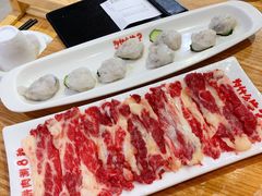 现切鲜肥拼肉-为什么牛潮汕牛肉火锅(万胜广场店)