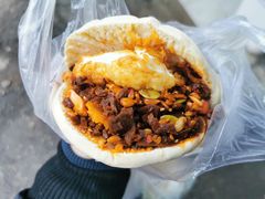 蛋菜夹馍-老马家马蓉蛋菜夹馍·腊牛肉夹馍(回民街店)