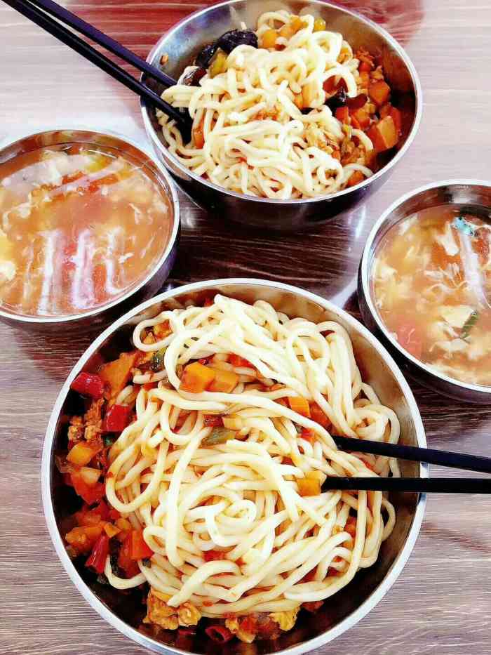 天津商业大学第一食堂三楼-"今天再次来到商业大学第一食堂,一楼食堂