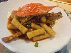 梭子蟹炒年糕-豆蔻电影主题餐厅(四牌楼店)