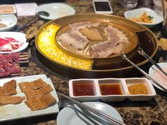 水煎肉-猪啊牛呀羊啊铜盘烤肉(正大广场店)