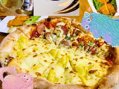 爆款狂野榴莲双拼披萨-盘炉forenza·云贵川融合小食堂 ( 钟楼中柳巷店)