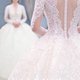 北京婚纱 复古蕾丝婚纱 女王主纱～