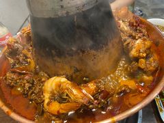 -超越炭火牛蛙火锅鸡(河东店)