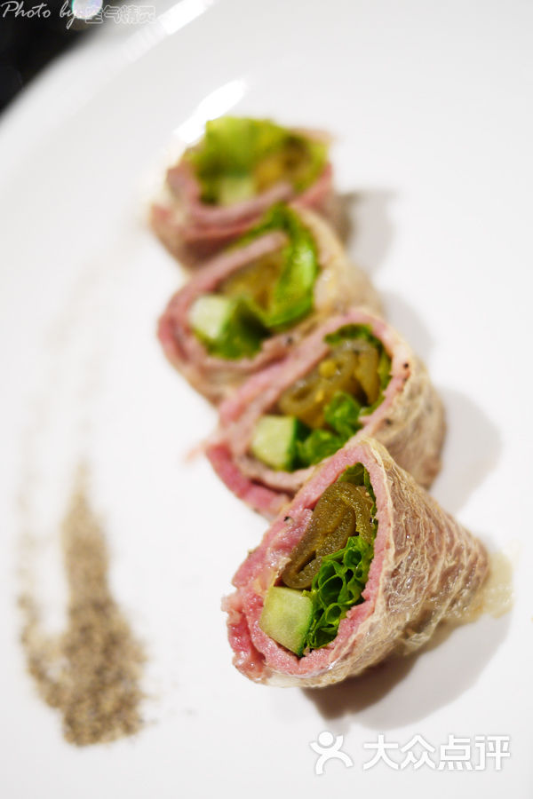 incarose 玫瑰石法式海鲜餐厅剥椒牛肉卷图片 - 第608张