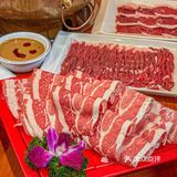 在金桥，吃到了地道的老北京铜锅涮肉