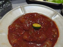 -草家酱蟹炭火烤肉店(珲春南路一店)