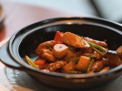 芫茜菌菇山村鸡-镇江苏宁万豪酒店-苏筵中餐厅