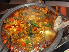 -探鱼·鲜青椒爽麻烤鱼(天一广场店)
