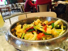 有机花菜炒腊肉-漢舍中国菜馆(889广场店)