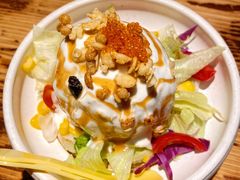 炸温泉蛋土豆泥-小川洋风料理(江汉路店)