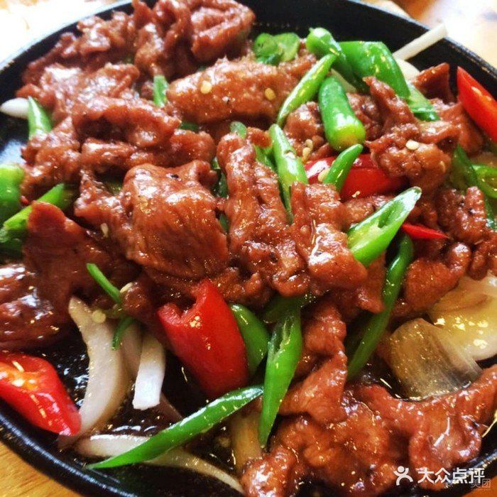风波庄酒家(松江分舵)铁板牛柳图片 - 第1张