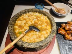 鸡汤虾仁豆腐-绿茶餐厅(燕郊永旺店)