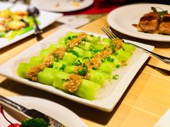 蒜蓉蒸丝瓜-老船坞水上餐厅(亚洲大酒店  东四十条店)