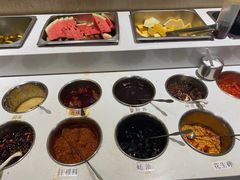 自助调料区-东来顺铜锅炭火涮肉(上地华联店)