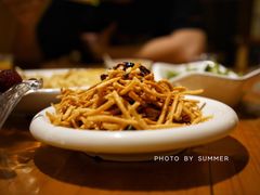 皮蛋拌馓子-可可大虾武汉土菜大排档(万松园1店)
