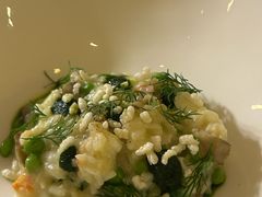 帝王蟹蟹肉烩饭配甜豆和莳萝-Jean Georges