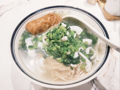 青咸菜目鱼汤面-老地方面馆(思南路店)