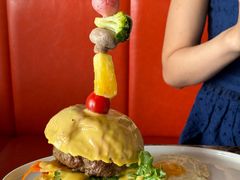 芝士瀑布汉堡-Let's burger&pasta·非常汉堡·融合西餐(蓝色港湾店)