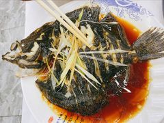清蒸小多宝鱼-北戴河庆山饭店·海鲜砂锅粥(北戴河黑石路店)