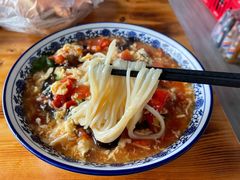 西红柿木耳鸡蛋面-竹青胶东摔面(黄岛开发区店)