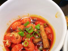 捞汁龙虾尾-大众食代铁板烧烤肉自助餐厅