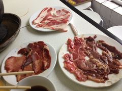 牛舌和精品肥牛和胗心相伴1-大槐树烤肉馆